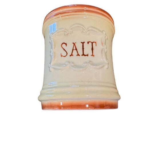 Royal Copley Wall Pocket Salt Box Farm House Decor Salt Server Vintage Farmhouse - Picture 1 of 10